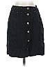 Boohoo 100% Polyester Solid Black Denim Skirt Size 4 - photo 1
