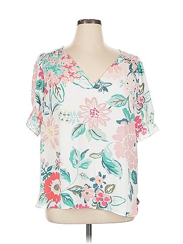 Ann Taylor LOFT Short Sleeve Blouse (view 1)
