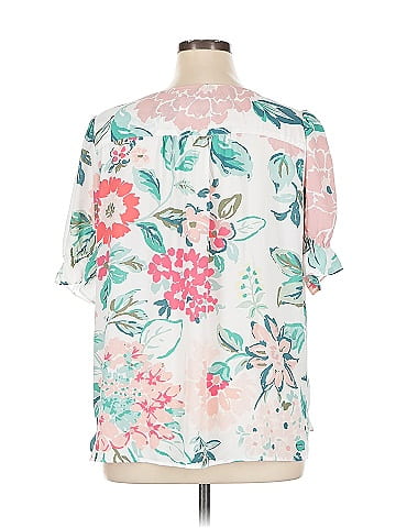 Ann Taylor LOFT Short Sleeve Blouse (view 2)