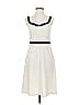 Ann Taylor LOFT Chevron-herringbone Ivory Casual Dress Size 4 (petite) - photo 1