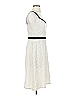 Ann Taylor LOFT Chevron-herringbone Ivory Casual Dress Size 4 (petite) - photo 4