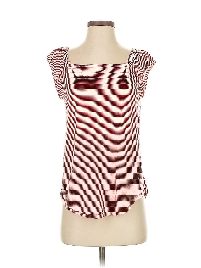 Pre-owned Ann Taylor Loft Short Sleeve T-shirt In Pink