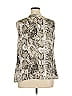 Rafaella 100% Polyester Silver Sleeveless Blouse Size 1X - photo 2