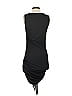Unbranded 100% Polyester Solid Black Cocktail Dress Size S - photo 2
