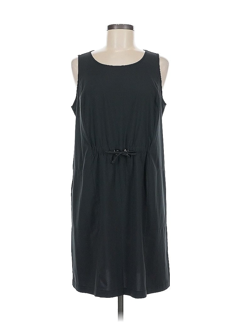 Pre-owned Jjill Casual Dress In Black
