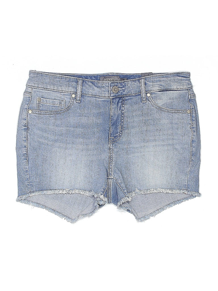 TORRID Pre-owned Denim Shorts In Blue