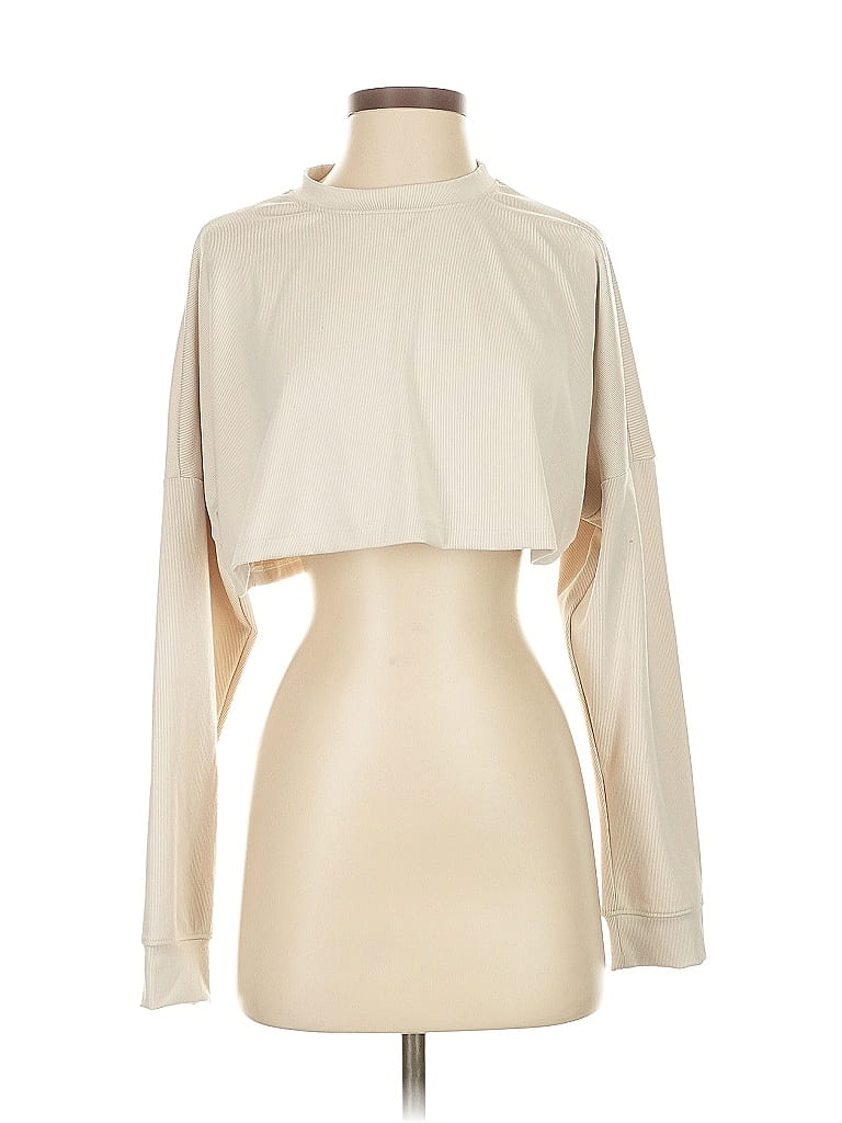 Pre-owned Assorted Brands Cardigan Sweater In White