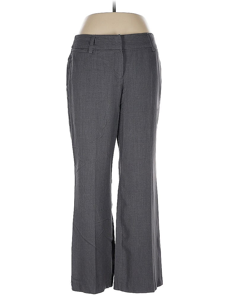 Pre-owned Larry Levine Dress Pants In Gray