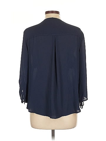 Soho JEANS NEW YORK & COMPANY 3/4 Sleeve Blouse (view 2)
