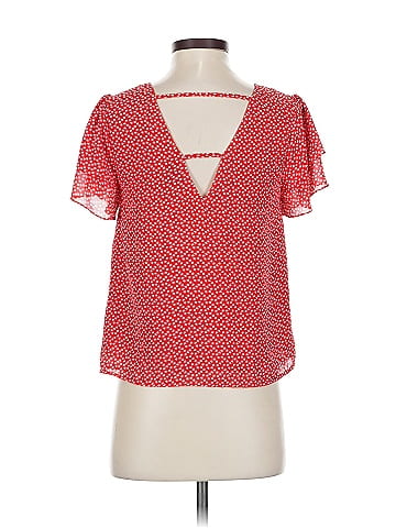 Aqua Short Sleeve Blouse (view 2)