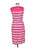 Lands' End Stripes Pink Casual Dress Size 8 - photo 2