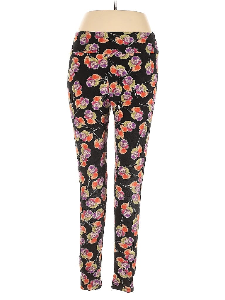 Pre-owned Lularoe Casual Pants In Black