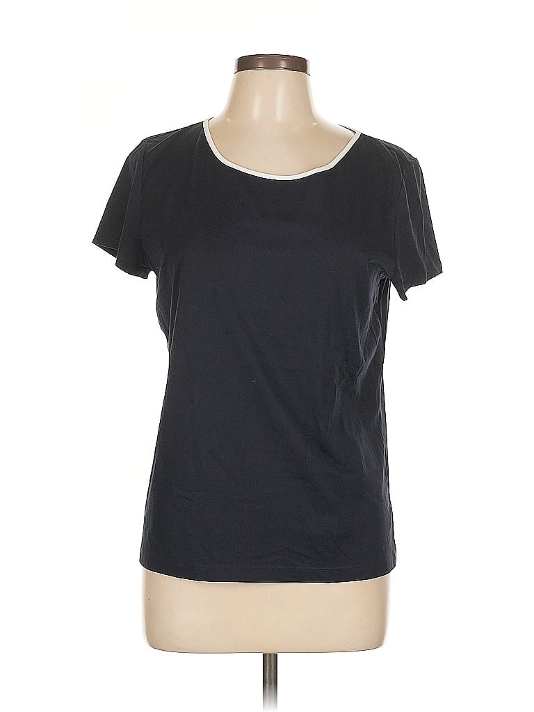 Pre-owned Company Ellen Tracy Short Sleeve T-shirt In Black