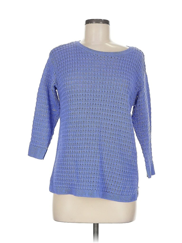 Pre-owned Talbots Pullover Sweater In Purple