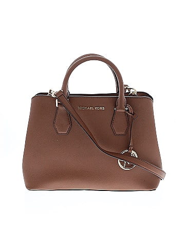 MICHAEL Michael Kors Leather Satchel (view 1)