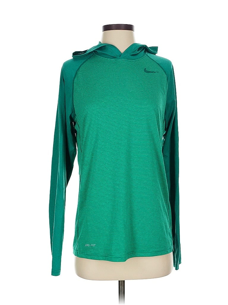 Pre-owned Nike Long Sleeve T-shirt In Green