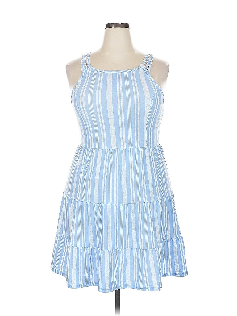 Derek Heart Casual Dress In Blue