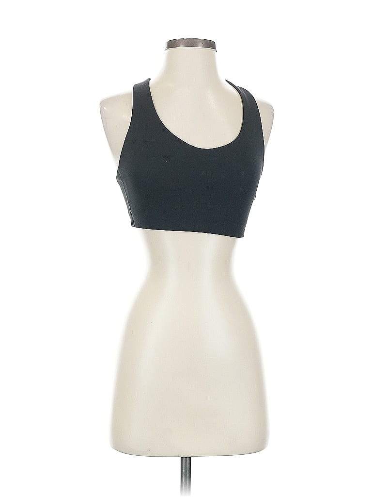 Pre-owned New Balance Tank Top Black Halter Neckline Tops