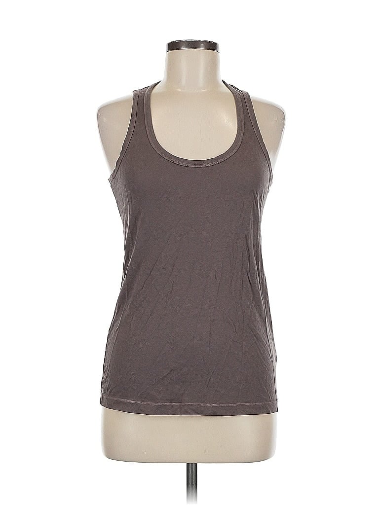 Pre-owned Splendid Active Tank Top In Brown