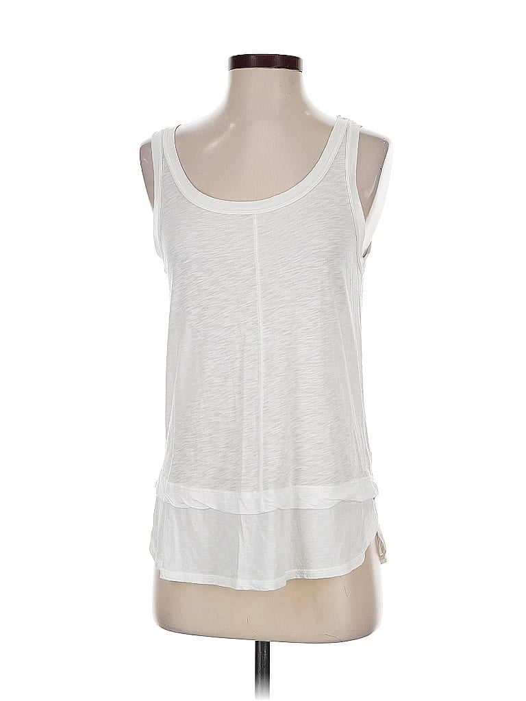 Pre-owned Splendid Sleeveless T-shirt In White