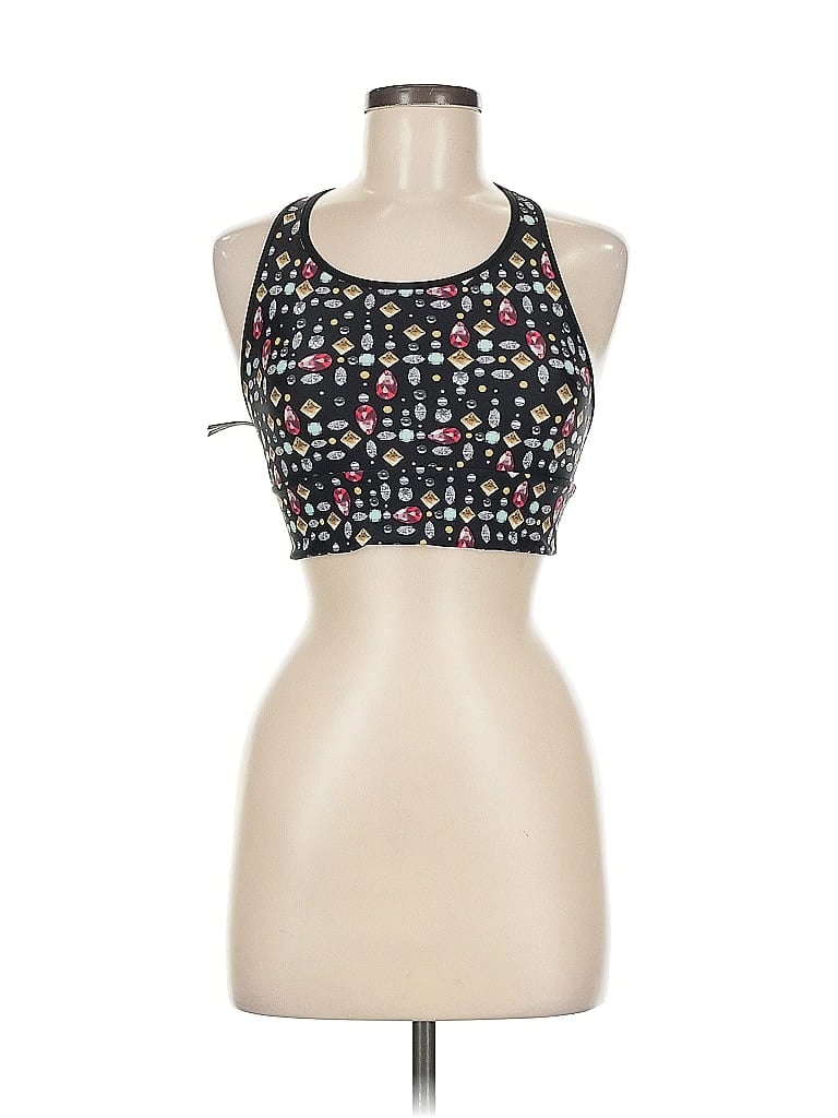 VICTORIA SPORT Pre-owned Tank Top Black Halter Neckline Tops