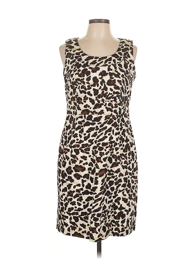 Pre-owned Jones New York Signature Casual Dress In Brown