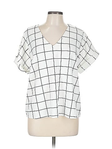 MELLODAY Short Sleeve Blouse (view 1)