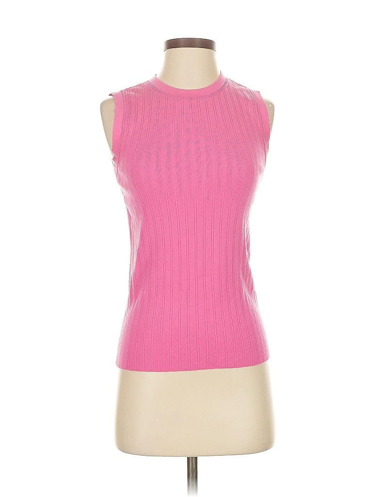 Pre-owned Ann Taylor Sweater Vest In Pink