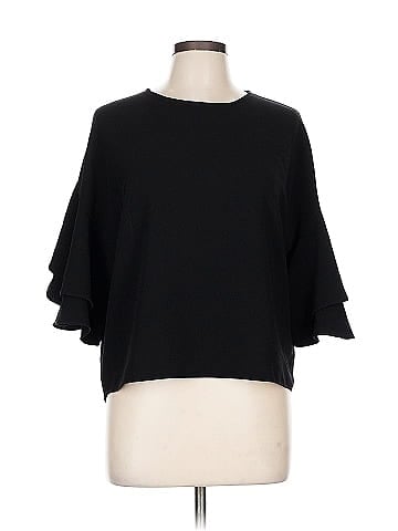 Aqua 3/4 Sleeve Top (view 1)