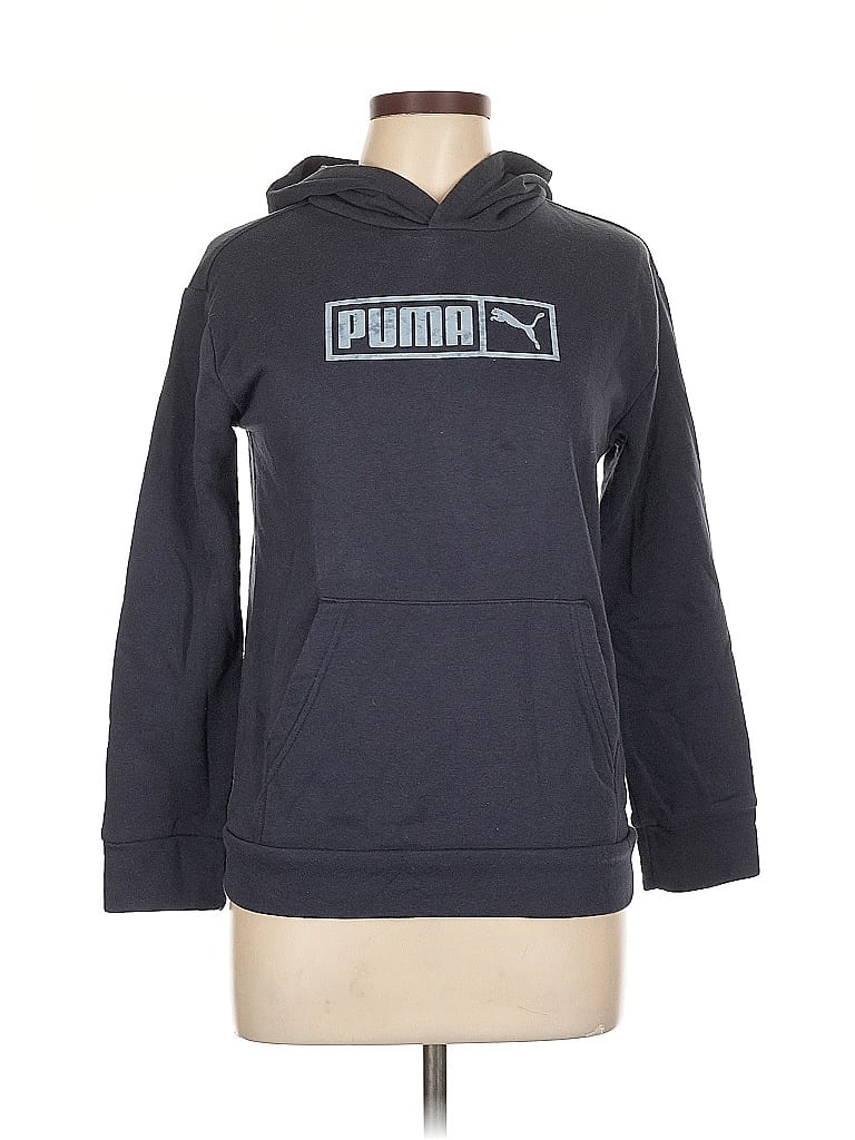 Pre-owned Puma Pullover Hoodie In Blue
