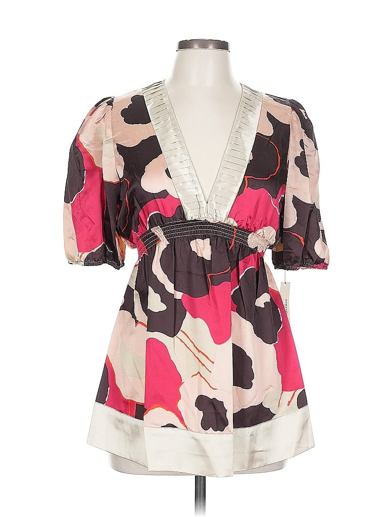 Pre-owned Vertigo Paris 3/4 Sleeve T-shirt In Pink