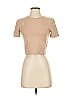 Zara Tan Short Sleeve T-Shirt Size S - photo 1