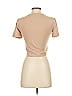 Zara Tan Short Sleeve T-Shirt Size S - photo 2