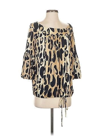 Diane von Furstenberg 3/4 Sleeve Silk Top (view 1)