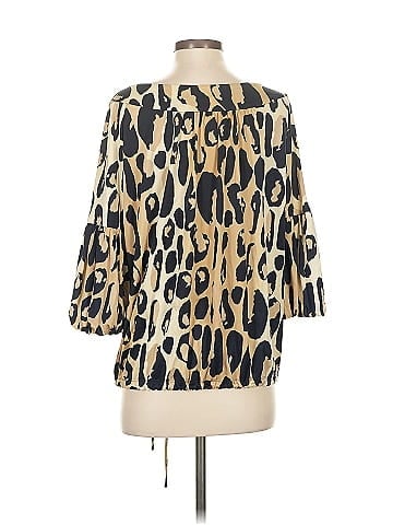 Diane von Furstenberg 3/4 Sleeve Silk Top (view 2)