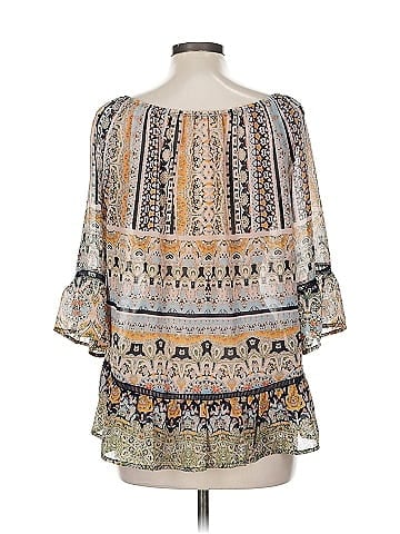 Democracy 3/4 Sleeve Blouse (view 2)