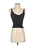 Happily Grey 100% Polyester Black Tank Top Size S - photo 1