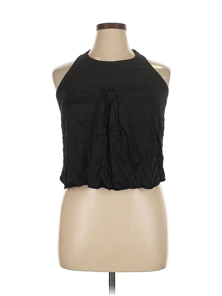 Pre-owned Guess Sleeveless Blouse In Black