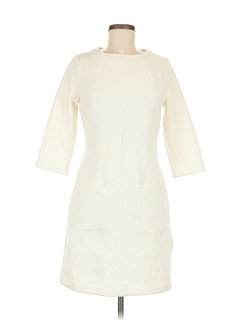 Pre-owned Boden Casual Dress In White