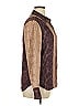 Equipment 100% Polyester Paisley Brown Long Sleeve Blouse Size XL - photo 4
