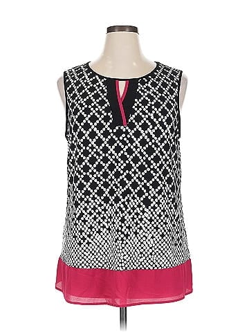 Roz & Ali Sleeveless Blouse (view 1)