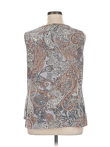 Roz & Ali Sleeveless Blouse (view 2)