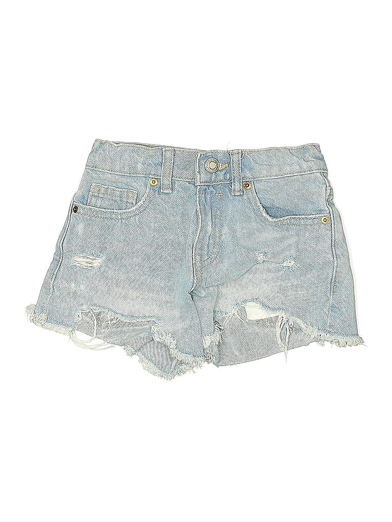 Pre-owned Zara Kids' Denim Shorts In Blue
