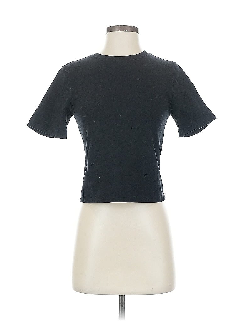 Pre-owned Unbranded Short Sleeve T-shirt In Black