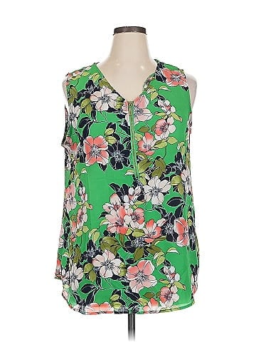 Roz & Ali Sleeveless Blouse (view 1)