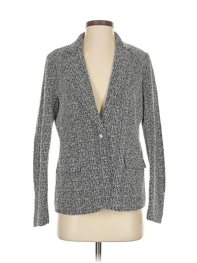 Pre-owned Jones New York Signature Blazer Jacket In Gray