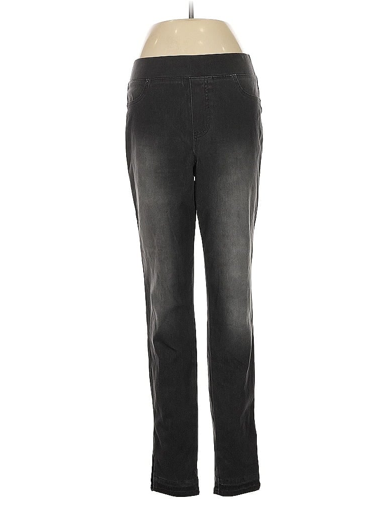 Pre-owned Logo By Lori Goldstein Casual Pants In Gray