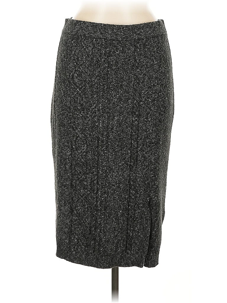 Pre-owned Halogen Formal Skirt In Gray