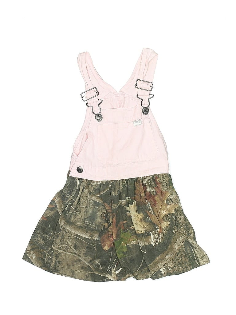 Click to view more detailed imagery on our partner's website Pre-owned Outdoor Kids' Overall Dress In Pink