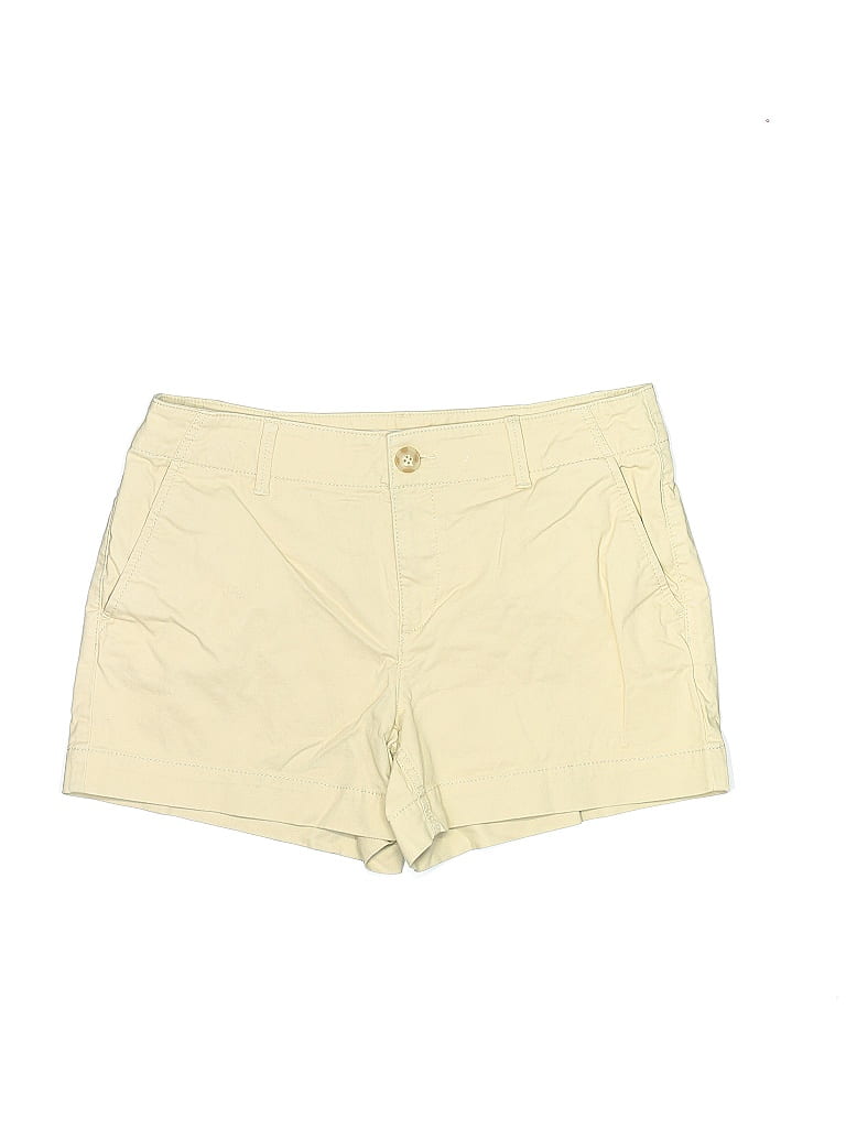 Pre-owned Ann Taylor Loft Khaki Shorts In Yellow